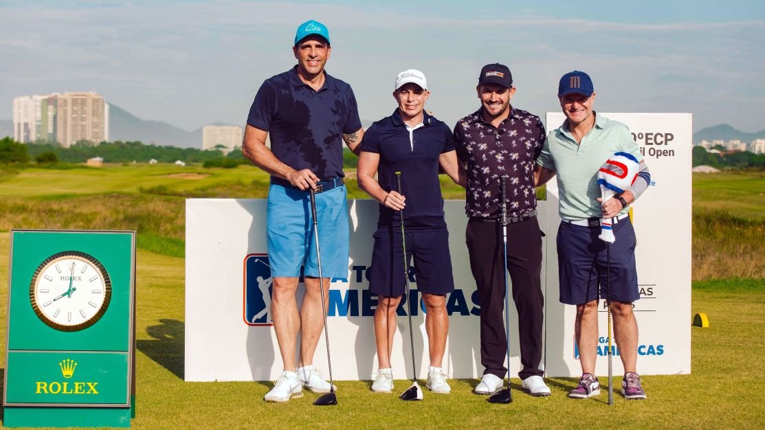 Barrichello, Giovane Gávio e Conca são vice-campeões em evento do PGA Tour Américas