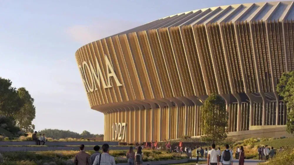 Veja imagens do projeto de novo estádio da Roma