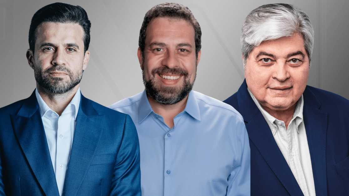 Datafolha: 44% não votariam em Marçal; 37%, em Boulos; e 32%, em Datena para prefeito de SP