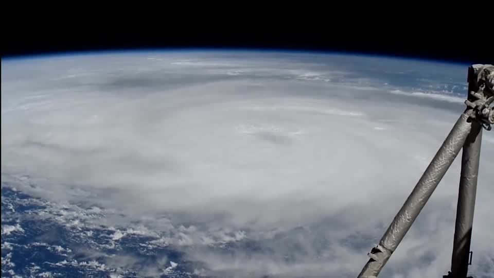 Furacão Helene: estação espacial mostra como o fenômeno se parece visto do espaço