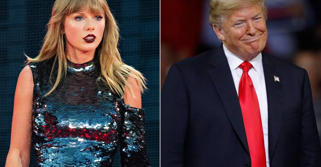 Trump diz que odeia Taylor Swift após cantora anun…