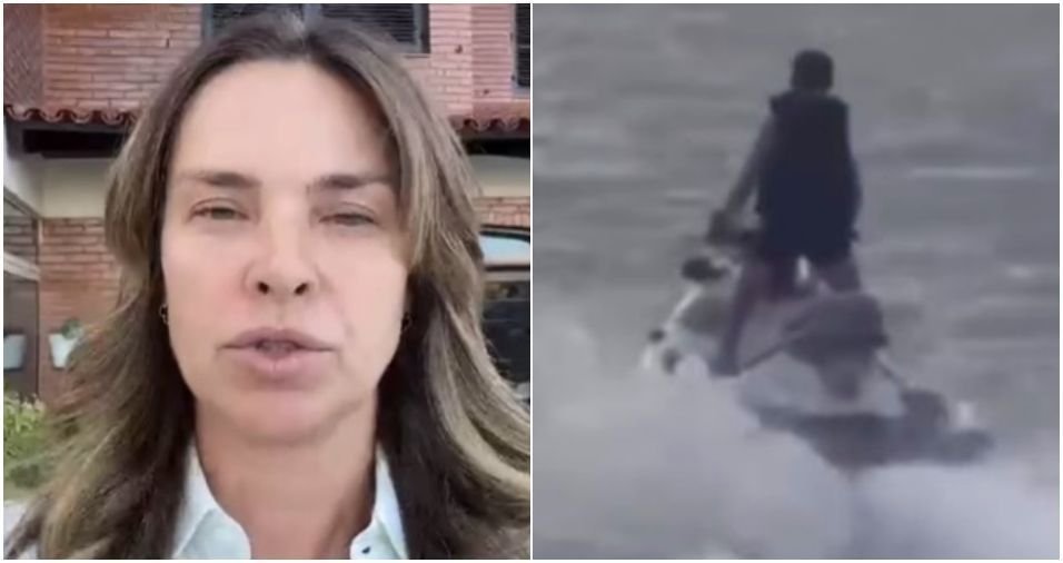 Atriz brasileira briga com ex-marido por deixar filho de 13 anos pilotar jet ski